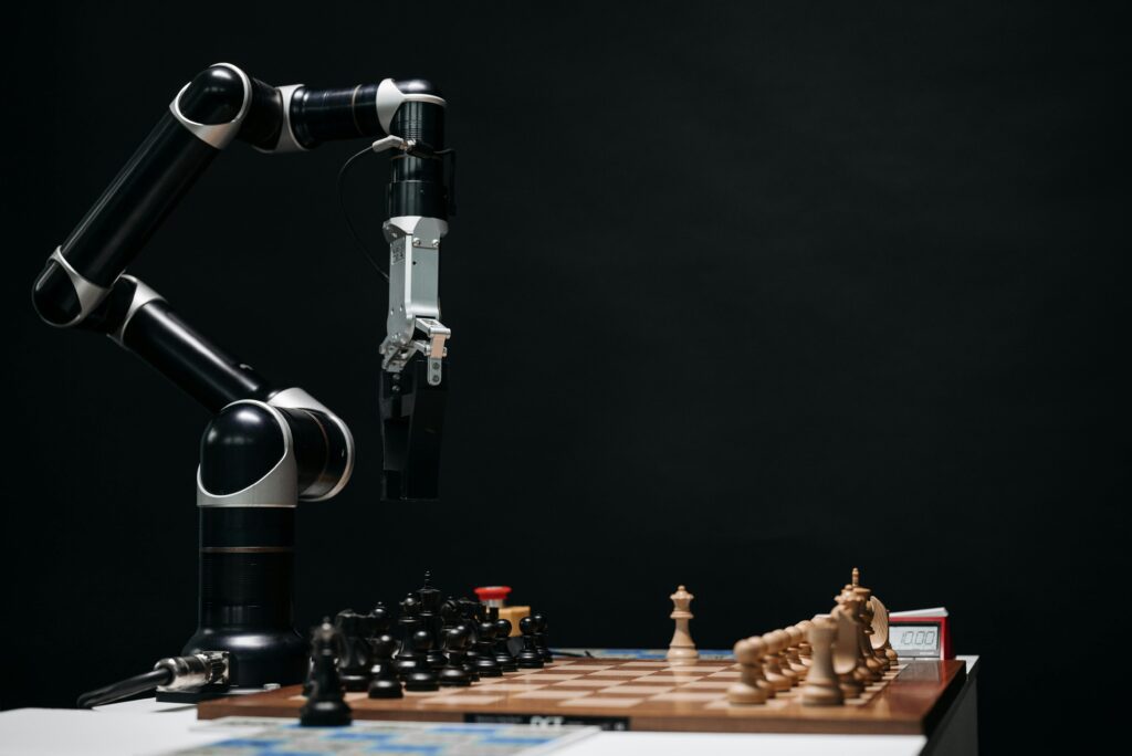 A Robotic Arm and a Chessboard